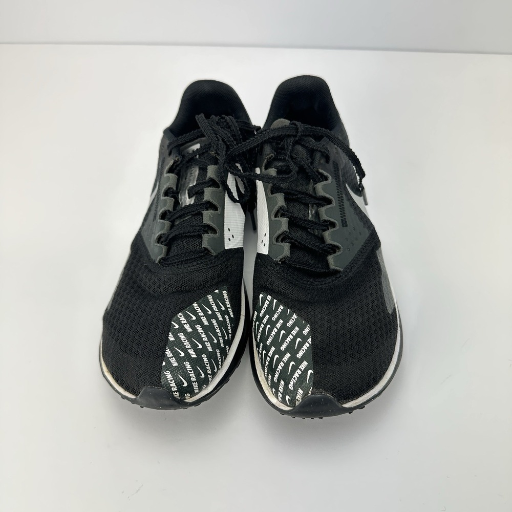 Nike Zoom Rival Waffle 6 Low Black Metallic Silver - DX7998-001 Sz:6 - Picture 2 of 9